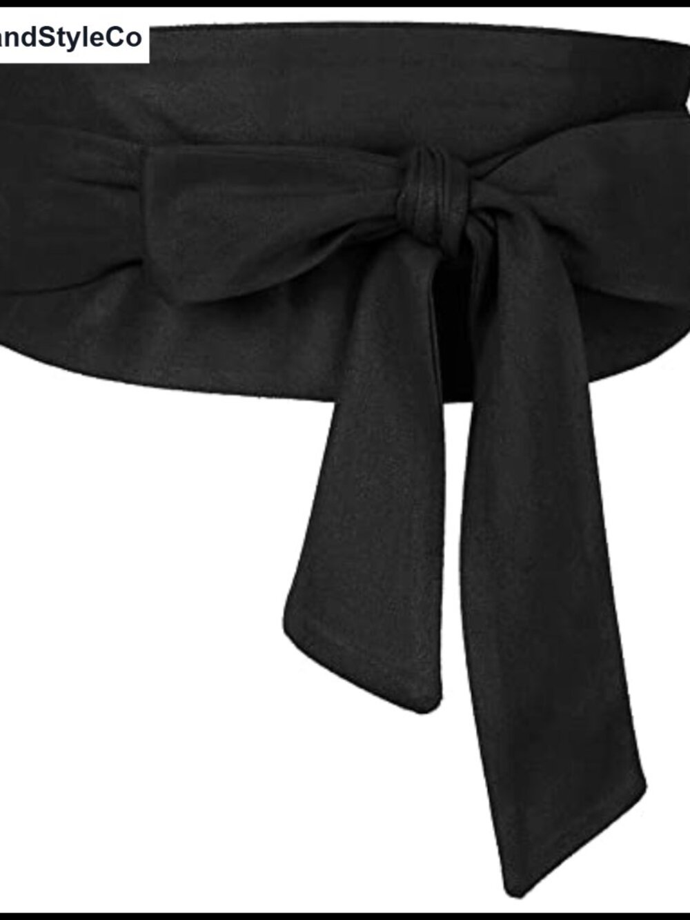 Women's Plus Size Obi Belt Bowknot Self Tie Wide Sash Dress